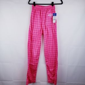 Hot Pink Jacksonville Jaguars Pajama Pants Plaid Pockets Size 6? Womens